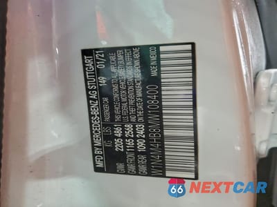 Zdjęcie 13 z 14 samochodu: 2021 MERCEDES-BENZ GLB 250 4MATIC VIN:W1N4M4HB8MW108400 - miniatura