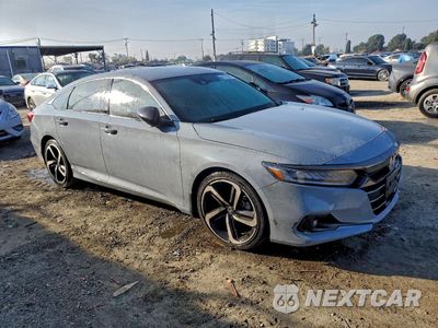 Czwarte zdjęcie samochodu z boku: 2022 HONDA ACCORD SPORT VIN:1HGCV1F35NA122197 - miniatura