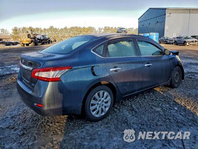 Trzecie zdjęcie samochodu z tyłu: 2014 NISSAN SENTRA S VIN:3N1AB7AP4EL687564 - miniatura