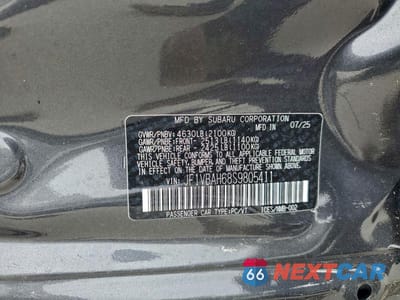 Zdjęcie 13 z 13 samochodu: 2025 SUBARU WRX PREMIUM VIN:JF1VBAH68S9805411 - miniatura