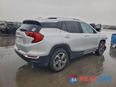 Trzecie zdjęcie samochodu z tyłu: 2021 GMC TERRAIN SLT VIN:3GKALVEVXML390177 - miniatura