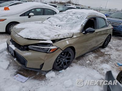 2025 HONDA CIVIC SPORT 19XFL4H81SE015782 - główne zdjęcie licytacji z USA - miniatura