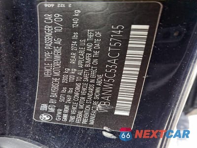 Zdjęcie 12 z 12 samochodu: 2010 BMW 550 I VIN:WBANW5C53ACT57145 - miniatura