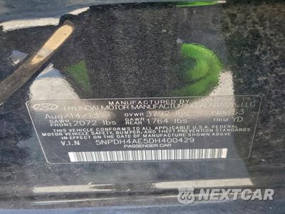 Zdjęcie 12 z 13 samochodu: 2013 HYUNDAI ELANTRA GLS VIN:5NPDH4AE5DH400429 - miniatura