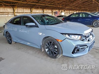 Czwarte zdjęcie samochodu z boku: 2020 HONDA CIVIC EX VIN:SHHFK7H61LU218877 - miniatura