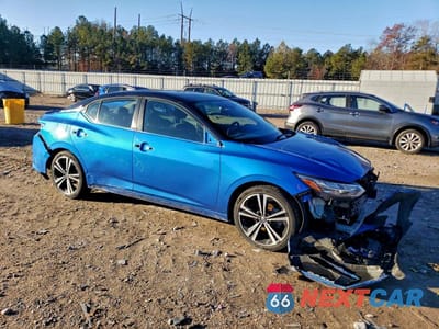 Czwarte zdjęcie samochodu z boku: 2021 NISSAN SENTRA SR VIN:3N1AB8DV7MY297009 - miniatura