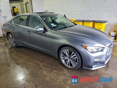 Czwarte zdjęcie samochodu z boku: 2022 INFINITI Q50 SENSORY VIN:JN1EV7CR9NM341670 - miniatura