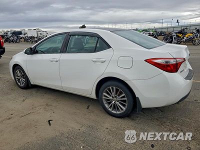 Trzecie zdjęcie samochodu z tyłu: 2014 TOYOTA COROLLA L VIN:5YFBURHE9EP012923 - miniatura