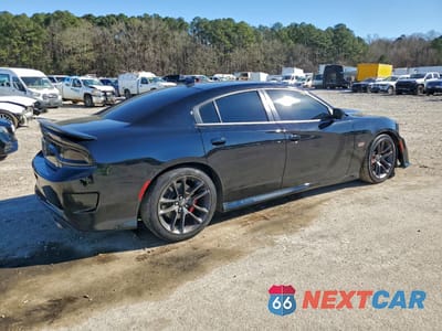 Trzecie zdjęcie samochodu z tyłu: 2021 DODGE CHARGER SCAT PACK VIN:2C3CDXGJ0MH616103 - miniatura