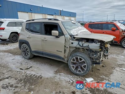 Czwarte zdjęcie samochodu z boku: 2015 JEEP RENEGADE LATITUDE VIN:ZACCJABT2FPB32218 - miniatura