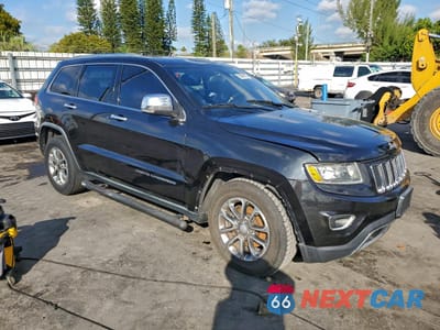 Czwarte zdjęcie samochodu z boku: 2014 JEEP GRAND CHEROKEE LIMITED VIN:1C4RJEBT4EC122942 - miniatura