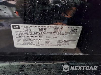 Zdjęcie 12 z 15 samochodu: 2017 CHEVROLET SILVERADO C1500 HIGH COUNTRY VIN:3GCPCTEC9HG341933 - miniatura