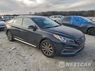 Czwarte zdjęcie samochodu z boku: 2016 HYUNDAI SONATA SPORT VIN:5NPE34AF6GH426991 - miniatura