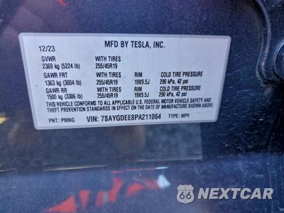 Zdjęcie 14 z 16 samochodu: 2023 TESLA MODEL Y VIN:7SAYGDEE8PA211064 - miniatura