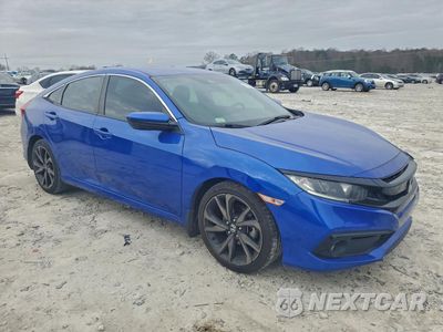 Czwarte zdjęcie samochodu z boku: 2019 HONDA CIVIC SPORT VIN:2HGFC2F84KH586535 - miniatura
