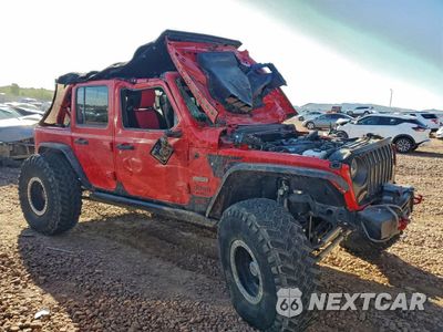 Czwarte zdjęcie samochodu z boku: 2020 JEEP WRANGLER UNLIMITED RUBICON VIN:1C4HJXFN5LW300923 - miniatura
