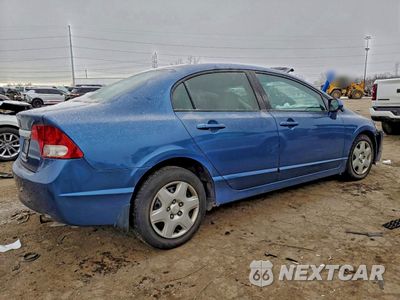 Trzecie zdjęcie samochodu z tyłu: 2010 HONDA CIVIC LX VIN:2HGFA1F58AH305423 - miniatura