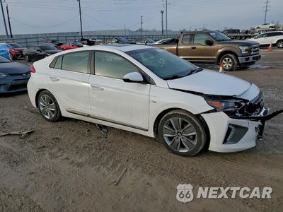 Czwarte zdjęcie samochodu z boku: 2018 HYUNDAI IONIQ LIMITED VIN:KMHC05LC8JU065197 - miniatura