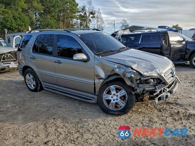 Czwarte zdjęcie samochodu z boku: 2005 MERCEDES-BENZ ML 350 VIN:4JGAB57E45A537609 - miniatura