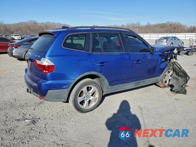 Trzecie zdjęcie samochodu z tyłu: 2007 BMW X3 3.0SI VIN:WBXPC93417WF26109 - miniatura