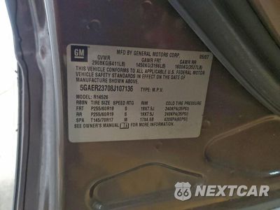 Zdjęcie 12 z 13 samochodu: 2008 BUICK ENCLAVE CXL VIN:5GAER23708J107136 - miniatura