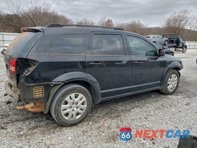 Trzecie zdjęcie samochodu z tyłu: 2018 DODGE JOURNEY SE VIN:3C4PDCAB6JT385430 - miniatura