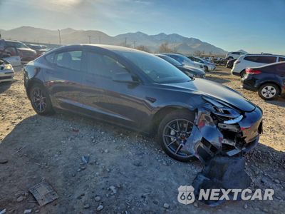 Czwarte zdjęcie samochodu z boku: 2021 TESLA MODEL 3 VIN:5YJ3E1EBXMF836727 - miniatura