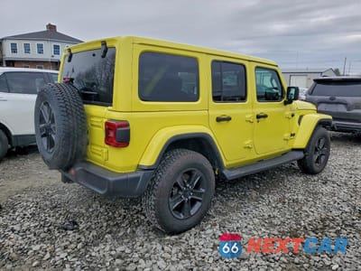 Trzecie zdjęcie samochodu z tyłu: 2023 JEEP WRANGLER SAHARA VIN:1C4HJXEG9PW700959 - miniatura