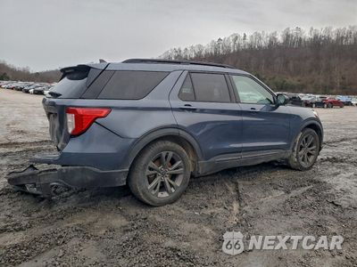 Trzecie zdjęcie samochodu z tyłu: 2021 FORD EXPLORER XLT VIN:1FMSK8DHXMGA80319 - miniatura