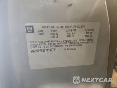 Zdjęcie 12 z 14 samochodu: 2007 PONTIAC GRAND PRIX VIN:2G2WP552871142791 - miniatura