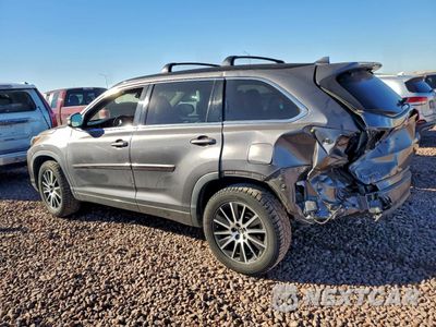 Drugie zdjęcie samochodu z przodu: 2018 TOYOTA HIGHLANDER SE VIN:5TDKZRFH6JS534067 - miniatura