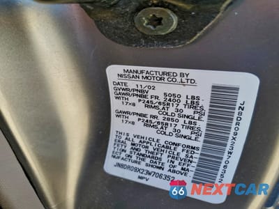 Zdjęcie 13 z 15 samochodu: 2003 NISSAN PATHFINDER LE VIN:JN8DR09X23W706352 - miniatura