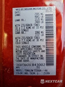 Zdjęcie 13 z 13 samochodu: 2025 NISSAN ROGUE SV VIN:5N1BT3BA3SC843002 - miniatura