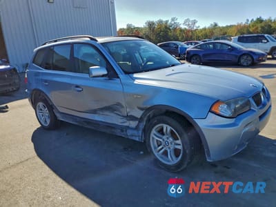 Czwarte zdjęcie samochodu z boku: 2006 BMW X3 3.0I VIN:WBXPA934X6WD32778 - miniatura