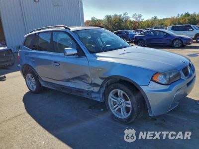 Czwarte zdjęcie samochodu z boku: 2006 BMW X3 3.0I VIN:WBXPA934X6WD32778 - miniatura