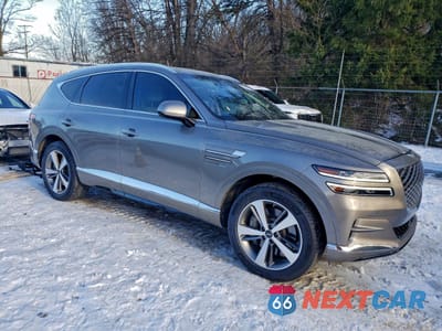 Czwarte zdjęcie samochodu z boku: 2021 GENESIS GV80 BASE VIN:KMUHCESC6MU055238 - miniatura