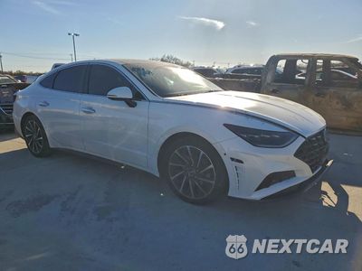 Czwarte zdjęcie samochodu z boku: 2022 HYUNDAI SONATA LIMITED VIN:KMHL34J21NA173163 - miniatura