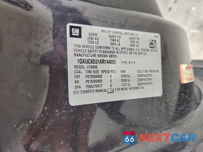 Zdjęcie 13 z 13 samochodu: 2010 GMC YUKON XL C1500 SLT VIN:1GKUCKE01AR144865 - miniatura