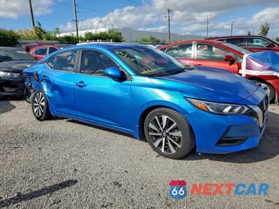 Czwarte zdjęcie samochodu z boku: 2021 NISSAN SENTRA SV VIN:3N1AB8CV0MY289402 - miniatura