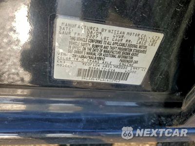 Zdjęcie 12 z 12 samochodu: 2010 NISSAN SENTRA 2.0 VIN:3N1AB6AP6AL610912 - miniatura