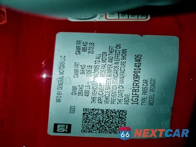 Zdjęcie 13 z 13 samochodu: 2023 CHEVROLET CAMARO LS VIN:1G1FB1RX9P0141405 - miniatura