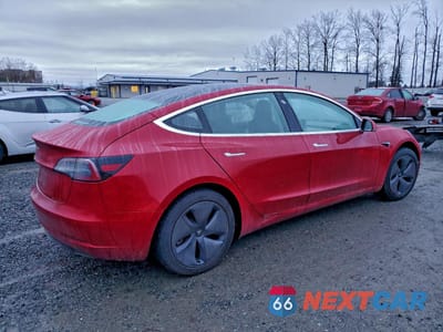 Trzecie zdjęcie samochodu z tyłu: 2018 TESLA MODEL 3 VIN:5YJ3E1EA9JF048041 - miniatura