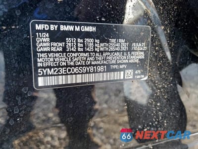 Zdjęcie 13 z 13 samochodu: 2025 BMW X4 M VIN:5YM23EC06S9Y81981 - miniatura
