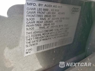Zdjęcie 14 z 17 samochodu: 2018 AUDI Q7 PRESTIGE VIN:WA1VAAF75JD010847 - miniatura