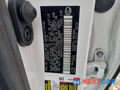 Zdjęcie 12 z 13 samochodu: 2025 LEXUS ES 300H BASE VIN:58ADA1C1XSU062076 - miniatura