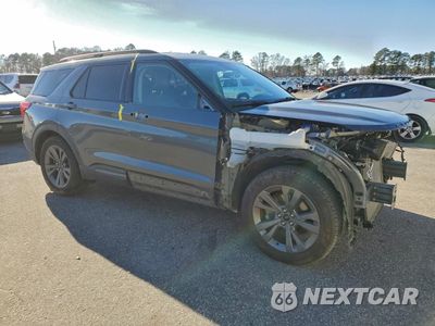Czwarte zdjęcie samochodu z boku: 2022 FORD EXPLORER XLT VIN:1FMSK7DH2NGB44865 - miniatura