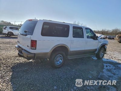 Trzecie zdjęcie samochodu z tyłu: 2003 FORD EXCURSION EDDIE BAUER VIN:1FMSU45P53ED32156 - miniatura