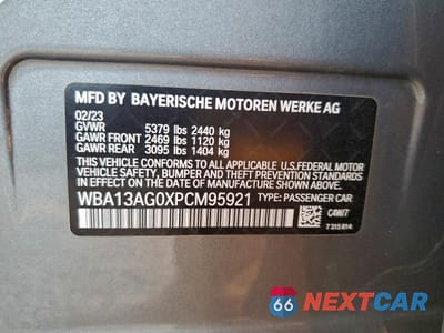 Zdjęcie 12 z 12 samochodu: 2023 BMW 530E VIN:WBA13AG0XPCM95921 - miniatura