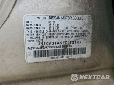 Zdjęcie 12 z 12 samochodu: 2001 NISSAN MAXIMA GXE VIN:JN1CA31AX1T112147 - miniatura