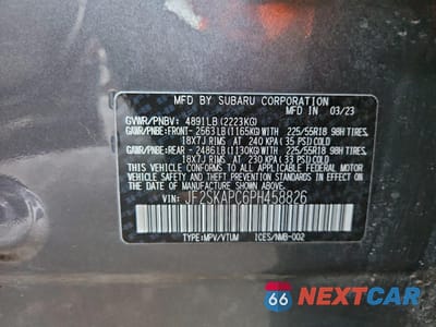 Zdjęcie 14 z 17 samochodu: 2023 SUBARU FORESTER LIMITED VIN:JF2SKAPC6PH458826 - miniatura